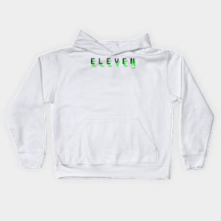 Eleven Eleven Green 2 Kids Hoodie